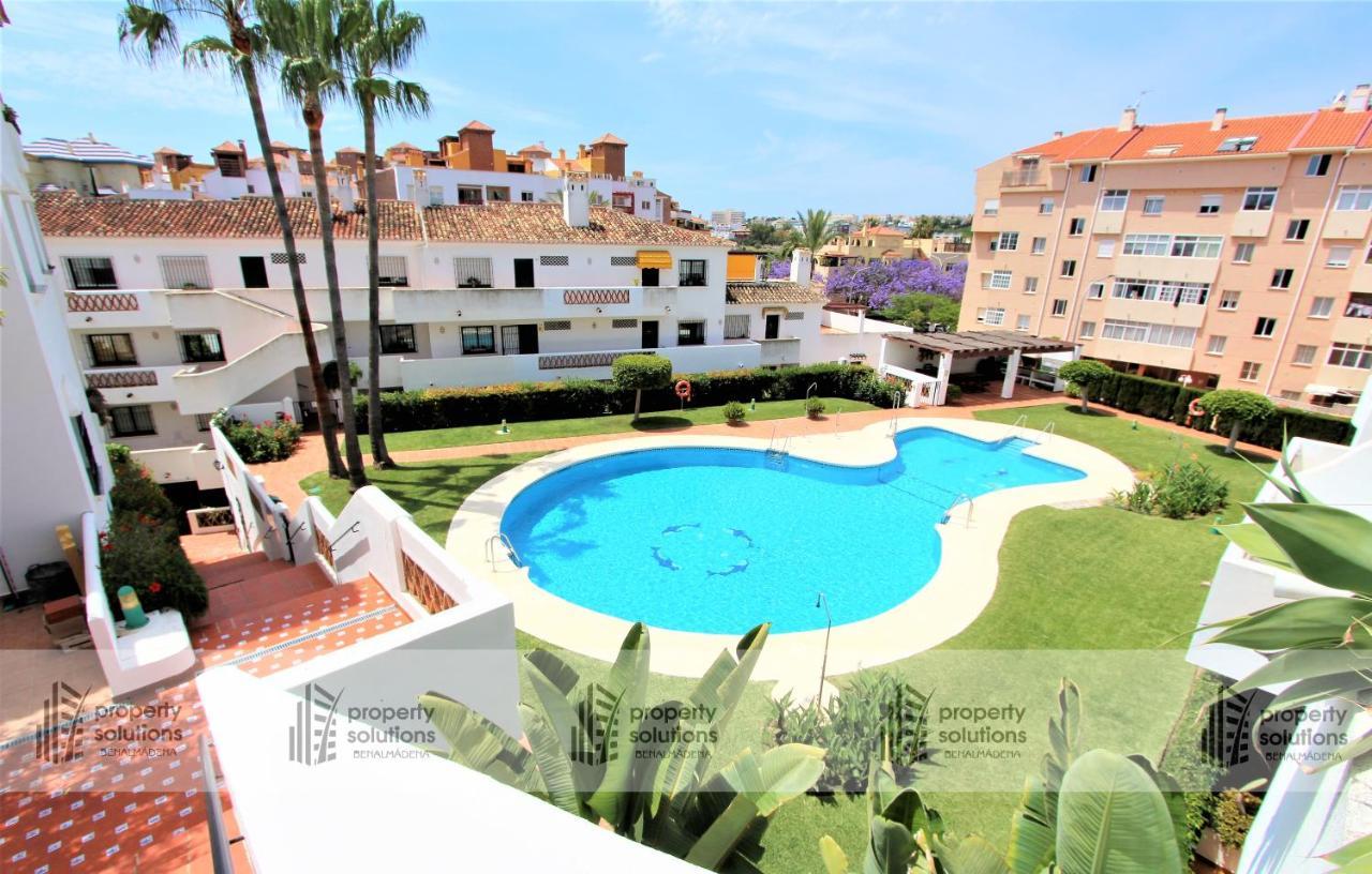 Pueblo Del Parque 2 - Soleada Terraza Con Jardin - Piscina Y Playa Lägenhet Benalmádena Exteriör bild