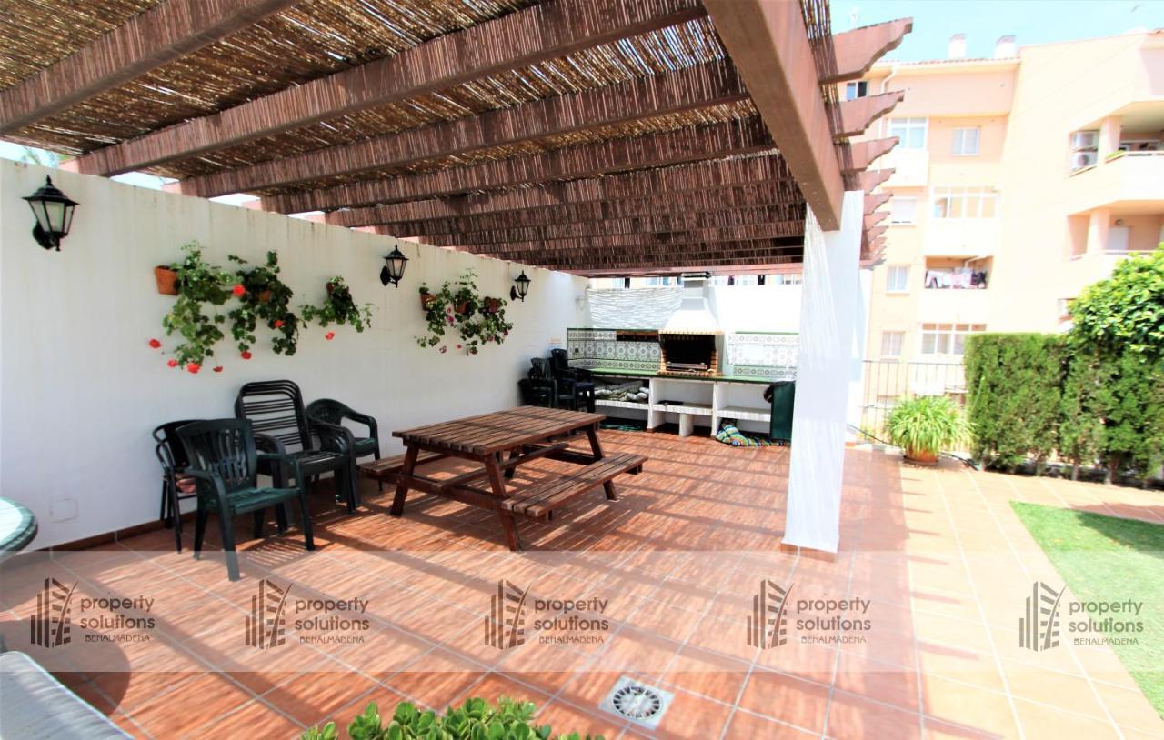 Pueblo Del Parque 2 - Soleada Terraza Con Jardin - Piscina Y Playa Lägenhet Benalmádena Exteriör bild